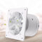 6Inch Bathroom Ventilation Fan, Silent Humidity Centrifugal Fume Fan, For Kitchen Bathroom Shower Toilet Wall Ceiling Window Kit