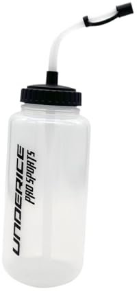 rockible Bottiglia d'Acqua Sportiva, Borraccia da 1 litro, Portatile, Pieghevole, con Cannuccia Lunga, per Il Fitness, Tazza d'Acqua per attività all'aperto