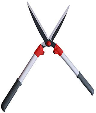 Ergonomic Manual Hedge Trimmer Garden Patio Bypass Boxwood Shrub Trim Beautify Tool Sharp Scissors with Sk-5 Steel Blade Non-Slip Rubber Handle