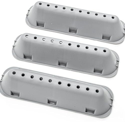 JPshop - Kit 3 Trascinatori 10 fori per cestello lavatrice compatibile con Ariston C00065463