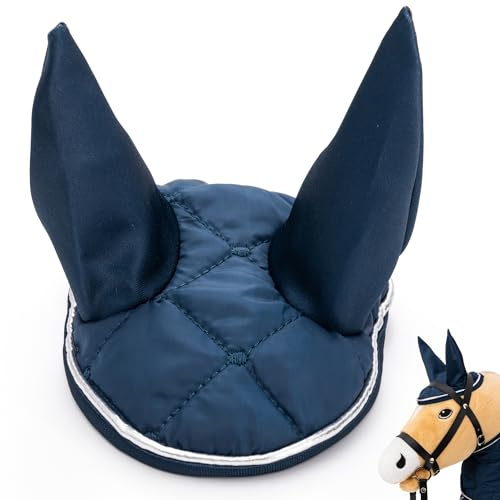 Hoofly Hobby Horse Zubehör – Fliegenhaube in Blau für Hobby Horses [TÜV geprüft] - Ideal für Spiel & Training