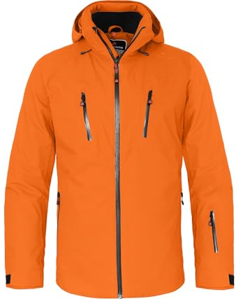 Bergson RESO 2 | Herren Skijacke - Normal-/Kurz-/Langgrößen, wasserdicht (20.000 mm) & verschweißte Nähte, Winddicht & atmungsaktiv (20.000 g/m²), Unterarm-Ventilation, warm wattiert (120g/80g), elas