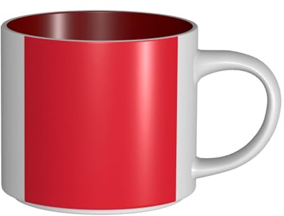 Taza de cerámica con bandera francesa, tazas de café grandes para mujer, para oficina, hogar