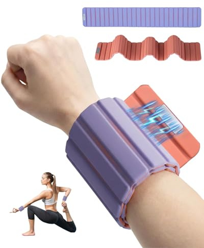 Gewichte für Beine und Arme, [Rutschfestem Magnet] [Geschenk für sie/ihn] Spopal Gewichtsmanschetten 0.5kg, 2er-Set Gewicht Armband, Laufen, Schwimmen, Gewichtheben, Yoga, Pilates, Cardio, Aerobic