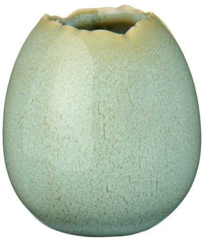 IB Laursen Vase EIFÖRMIG Grün für 1 Blume Klein 6 cm Blumenvase Osterdeko