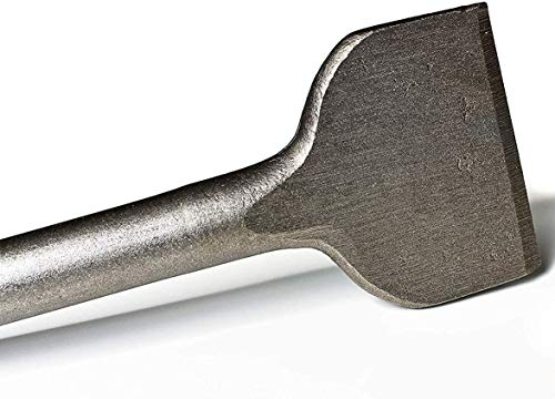 WERKON Professional SDS Plus Spade Chisel 50 x 600 mm, Hardened Steel Blade, Straight Edge, Chisel