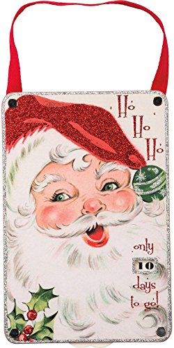Primitives by Kathy Vintage Weihnachten Countdown Wanddekoration, Ho