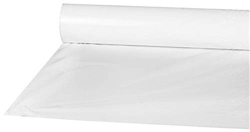 PAPSTAR Tischdecke transparent 50 m x 80 cm LDPE-Folie, 45 My Biertisch