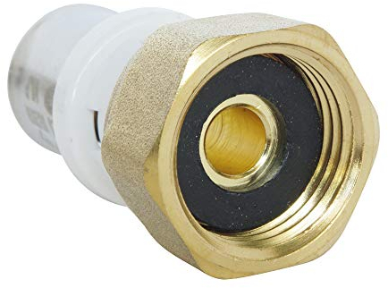 Somatherm for you -/5703-20-20 -Connessione destra per essere piegata per il tubo multistrato Ø20-20/27 Torning dado femmina (3/4 ''), consente di collegare un tubo multistrato di diametro Ø20