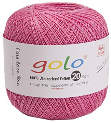 golo Häkelgarn 20 für handgestricktes Häkelgarn Gewinde häkeln 104