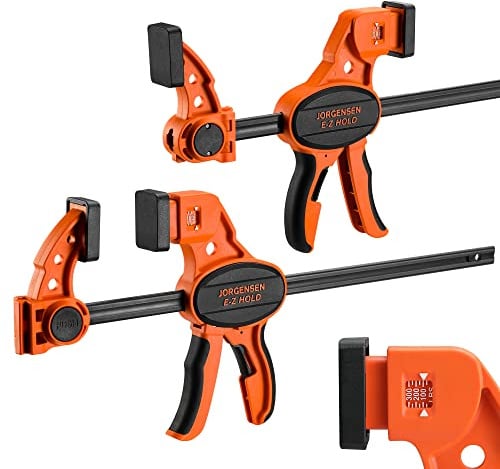 JORGENSEN E-Z Hold 2-Pack 12 300LBS Load Indicator Woodworking Bar Clamps