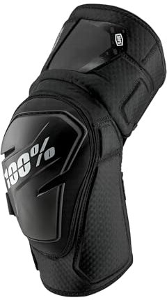 Rodilleras 100% Fortis, Negro, L/XL