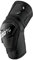 Rodilleras 100% Fortis, Negro, L/XL