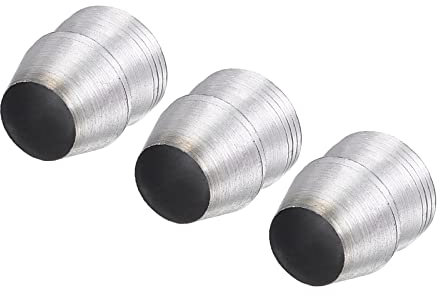 sourcing map Cuñas redondas con mango de acero para hacha, martillo, trineo, mango de hacha, cuña, 3 unidades, 18 mm