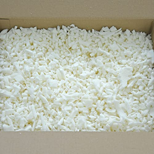 Nurtextil24 Visco Flocken 7,5kg Kissen Füllmaterial Schaumstoffflocken | Viscoelastische Memory Foam Flocken für Kopfkissen, Hundekissen, Gesundheitskissen, Sitzkissen, Sofakissen - Waschbar