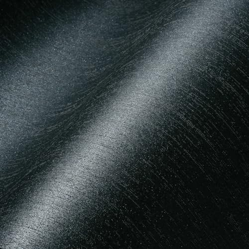 Architects Paper Tapete Schwarz Leicht Glitzer Glanz-Effekt 375624 Uni Vliestapete Einfarbig 10,05x0,53m Made in Germany