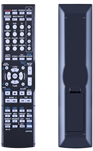 TCNOUMT AXD7622 Fernbedienung Ersatz für Pioneer AV Receiver VSX-421 VSX-520 VSX-521 VSX-524 VSX-530 VSX-820 VSX-319V-K VSX-321-KP VSX-420-K VSX-421-K HTP-071 VSX-519V -K VSX-520-K VSX-521-K VSX-524-K
