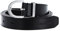 Calvin Klein Damen Gürtel Ck Must Metal Loop 2.5 cm Ledergürtel, Schwarz (Ck Black), 135 cm
