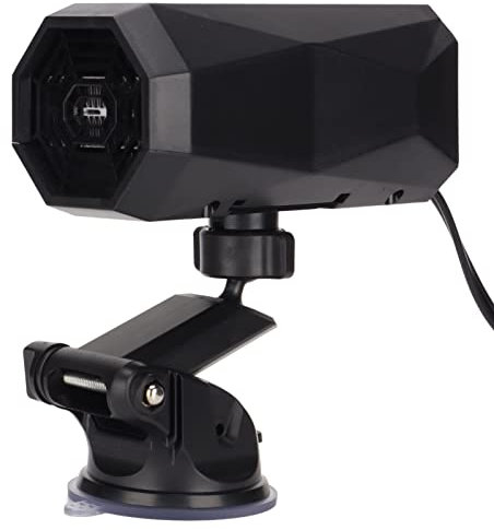 Chauffage de Voiture, Dégivreur de Chauffage de Voiture Portable 12 V 150 W 2 en 1 avec Support à Ventouse, Rotation à 360 °