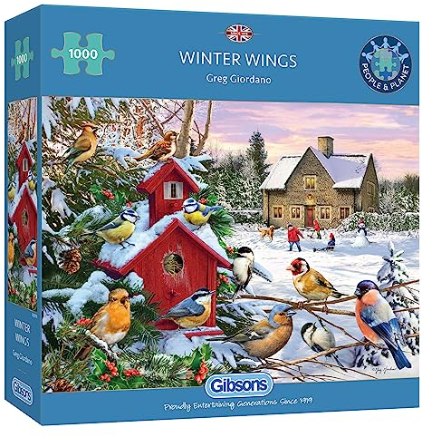 Gibsons Winter Wings 1000 Piece Jigsaw Puzzle Age 8+