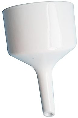 SOLUSTRE Weithalstrichter Weiß 60mm Für Flüssigkeiten Trockene Zutaten Pulver Umfüllen Spülmaschinenfest Küchentrichter