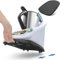Gleitbrett für Thermomix TM6 TM5 MCC Thermomix Zubehör - Schnelles Bewegen Gleitbrett für Thermomix, Vorwerk Küchenmaschine Unterlage Brett, Verbessertes und verdicktes Material (Schwarz mattiert)
