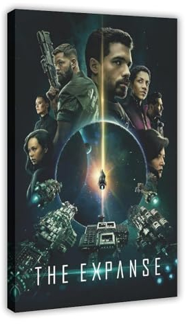 Jdekaec Leinwandposter The Expanse TV-Serie, Wandkunst, Dekordruck, Gemälde für Wohnzimmer, Schlafzimmer, Dekoration, Rahmen-Stil, 60 x 90 cm
