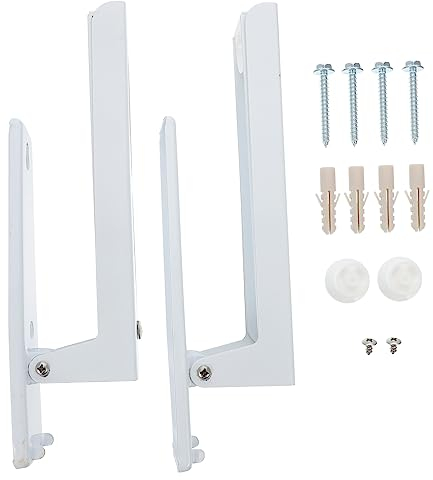 TOPBATHY 2 Piezas Soporte retráctil Soportes para microondas Soporte Colgante para microondas de Cocina Marco microondas Rejilla microondas estanterías de Almacenamiento repisa Horno Percha