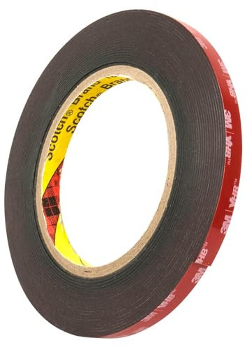 GoFire 3m Double Sided Tape 10mm x 3m Heavy Duty Waterproof Perfect for Automotive LED Strips Indoor Outdoor Applications Ultra Strong Adhesion Multi Purpose Mounting Solution