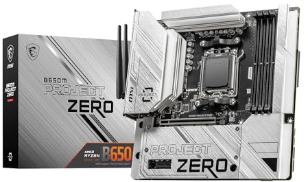 MSI B650M PROJECT ZERO Back Connect Design per processori AMD Ryzen serie 8000/7000 Socket AM5 DDR5 Micro-ATX scheda madre MB6490