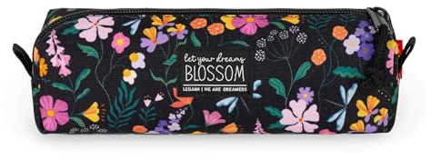 Legami - Trousse à Crayons pour l'Ecole - My Pencil Case, Porte-Stylo pour l'Ecole pour Les Enfants, Unisexe, Trousse d'Ecole Pratique, en Plastique Recyclé, 22 x 6 x 6 cm, Wildflowers
