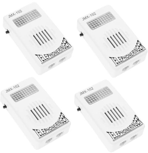 Hoement Lot De 4 Amplificateurs De Bruit pour Téléphone Fixe Volume Réglable
