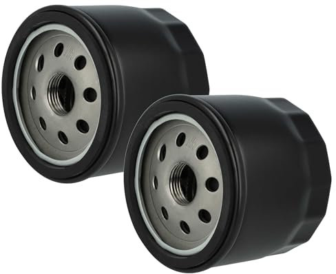 vhbw 2x Filtre à huile compatible avec John Deere Z235, Z255, Z225, WG36A, WG48A, WG32A, Z425, Z510A, Z445, Z465, WG52A, Z245 tondeuse à gazon