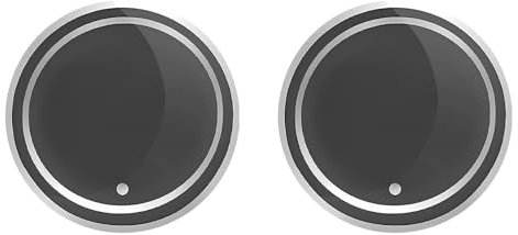 Uklal 2pcs Luminescent Cup Holders For BMW F30 F31 3Series M Sport 2012-2018 Glowing Coaster Round Shape Mat Pad Coasters with Changing LED Light Drink Holders
