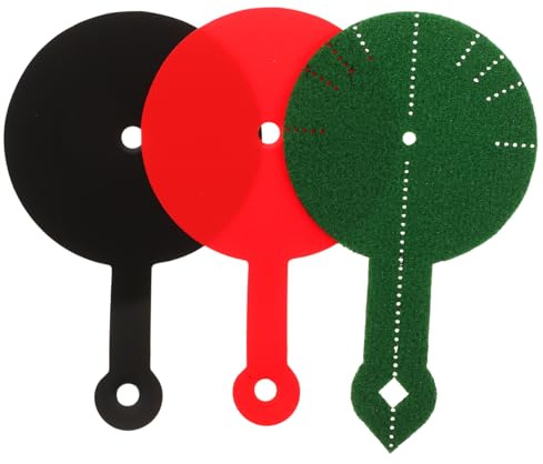 GAROZATION 3 Stück Billardtisch Zielhilfe mit Baumwollstoff für Pool Spiel Einfache Einrichtung Verbessert die Präzision Beim Billard für Präzises Training