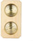 Thermomètre de sauna bimétallique en bois sec et humide, thermomètre de sauna, hygromètre mécanique 2 en 1 mural