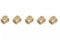 TC Compression Radiator Valves Brass Inset Reducer 15mm to 10mm - Pack of 5