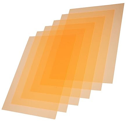 QUMIIRITY 6stücke Teiliges Lichtdiffusor Folien Transparente Farbfilter Für Fotografie Lehrmittel Und Kreative Projekte Hitzebeständig Hohe Lichtdurchlässigkeit Für