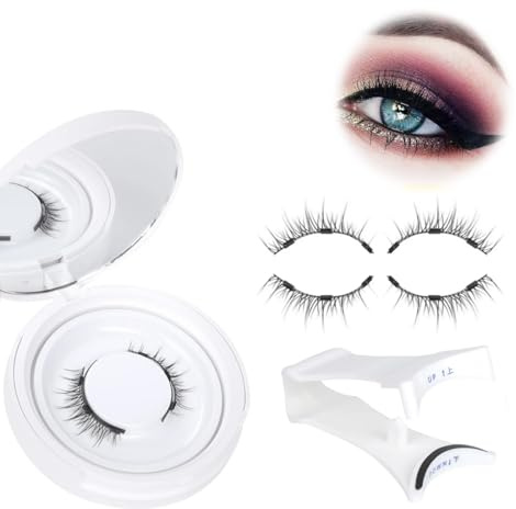 Ciglia Magnetiche Applicatore Look Naturale Senza Eyeliner