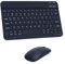 Kit tastiera e mouse wireless ricaricabile (Durata: 3 mesi) - mini Tastiera wireless gaming da 6 mm e 160 g - mouse bluetooth 5.0 (<20 dB) – QWERTY keyboard Compatibile con tablet/PC/Cell