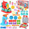 Shudyear 59 PCS Color Dough Tools Set, with Hamburger Maker Dough Tools, Ice Cream Maker, Noodles Dough Tools, Lay Tools Sets for Kids, Kitchen Creations Educational Toy Set