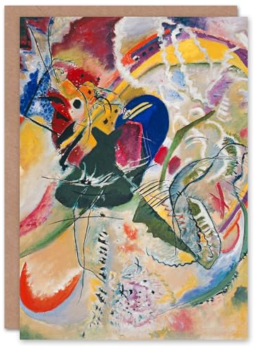 Artery8 Wassily Kandinsky Art Card Improvisation 35 Colourful Abstract