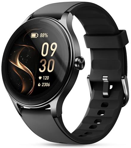 Smart Watch for Women, Ladies & Men, 1.27'' Fitness Watch [41mm case] with Call Receive/Dial, Heart Rate/Stress/Sleep Monitor, AI Voice, IP68 Waterproof Smartwatch with Calculator, Calendar, Games