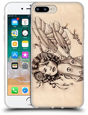 Head Case Designs Officially Licensed Brigid Ashwood Unlocked Steampunk Gel Case [Military Grade Protection] Compatible with Apple iPhone 7 Plus/iPhone 8 Plus and Compatible with MagSafe