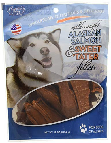 Hogdseirrs Carolina Prime Pet 45106 Lachs- und Süßwasser-Leckerli für Hunde (1 Beutel), Einheitsgröße