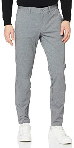 Only & Sons Pantalon Chino ONSMARK Slim Fit Pantalon Chino Medium Grey Melange 30 32 Medium Grey Melange (US) 30 / L32