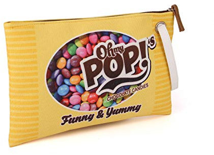 Oh My Pop! Chococandy-Trousse de Toilette Sunny, Jaune