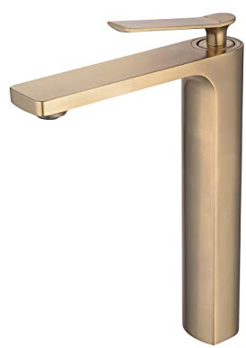 Beelee – Robinet mitigeur de salle de bain moderne à levier unique, un trou, doré brossé - BL6682BGH
