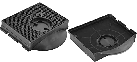 AllSpares Aktivkohlefilter (2 St.) für Dunstabzugshauben geeignet für Whirlpool CHF303 | Elica Turboair F00189/S, Type 303 | AEG-Electrolux MCFE10, NYTTIG FIL 558 | 211x205x40mm