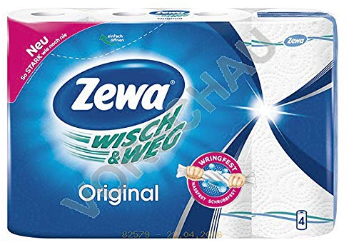 ZEWA Küchenrolle Wisch & Weg Original 45 Blatt 4er Pack